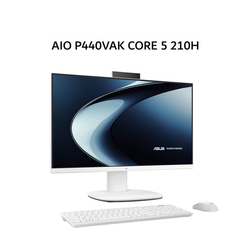ASUS AIO P440VAK CORE 5 210H 8GB 512GB W11+OHS+M365 23.8FHD 2Y WHT -W5852WS