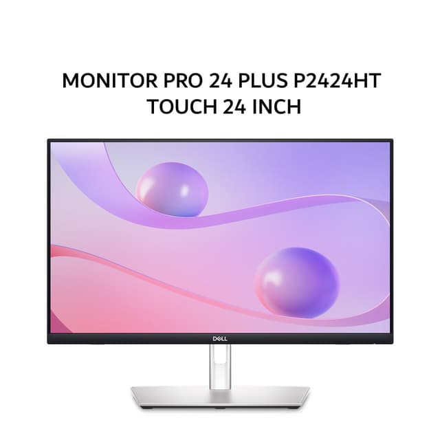 DELL PRO 24 PLUS P2424HT TOUCH MONITOR 24 INCH IPS FHD 1080P 5MS 60HZ HDMI+DP USB-C SPEAKER ERGONOMIC 3Y