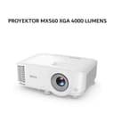 BENQ PROYEKTOR XGA 4000 LUMENS 2 HDMI VGA OUT S VIDEO WHITE MX560 1Y - Image 1