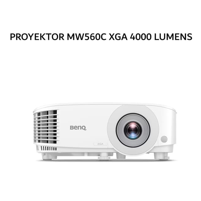 BENQ PROYEKTOR WXGA 4000 LUMENS WHITE  MW560C 1Y