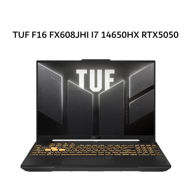 ASUS TUF F16 FX608JHI I7 14650HX RTX5050 8GB/ 16GB 512GB W11+OHS+M365B 16.0WUXGA 144HZ 100SRGB (BOX MOUSE) 2Y GRY -I7N55K6G-HM