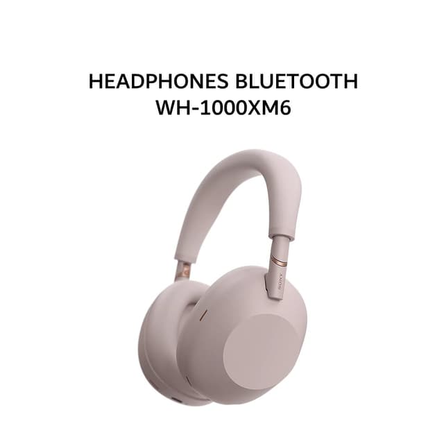 SONY WH-1000XM6 / WH 1000XM6 BLUETOOTH HEADPHONES - PINK
