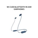 SONY WI-C100 / WI C100 BLUETOOTH IN-EAR EARPHONES MICROPHONE - BLUE - Variant 1