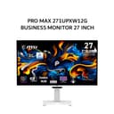 MSI BUSINESS MONITOR 27 INCH PRO MAX 271UPXW12G QD-OLED UHD 2160P 0.03MS 120HZ HDR READY HDMI+DP USB-C SPEAKER ERGONOMICS WHITE 3Y - Variant 1