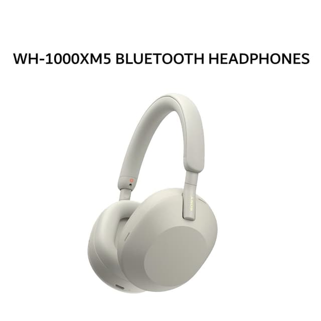 SONY WH-1000XM5 / WH 1000XM5 BLUETOOTH HEADPHONES - SILVER