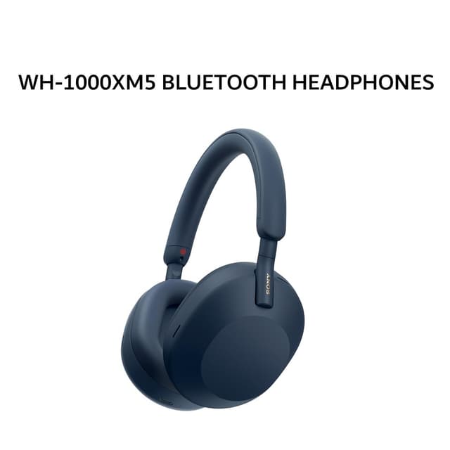 SONY WH-1000XM5 / WH 1000XM5 BLUETOOTH HEADPHONES - BLUE