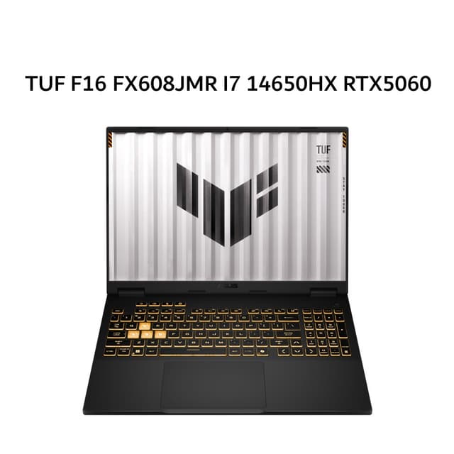 ASUS TUF F16 FX608JMR I7 14650HX RTX5060 8GB/ 16GB 512GB W11+OHS+M365B 16.0WUXGA 300NITS ANTI-GLARE GRY -I7N56J5G-HM