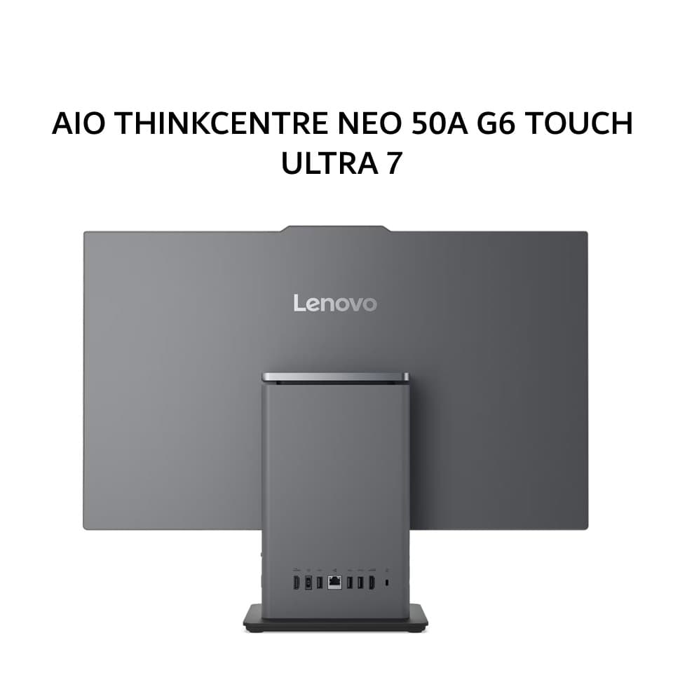 LENOVO AIO THINKCENTRE NEO 50A G6 TOUCH ULTRA 7 256V 16GB 512GB SSD 23.8FHD W11PRO LUNA GRY 3Y - 1YIF