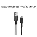 ANKER 322 KABEL CHARGER USB TYPE A TO C NYLON CABLE 3FT - BLACK - A81H5 - Variant 1