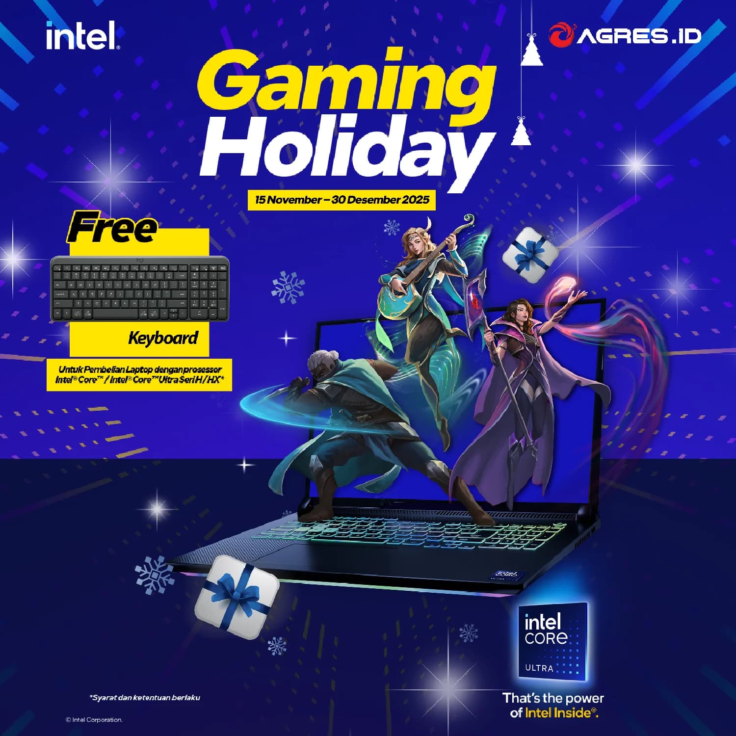 INTEL PROMO KEYBOARD