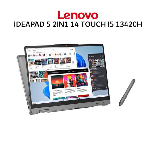 LENOVO IDEAPAD 5 2IN1 14 TOUCH I5 13420H 16GB 512GB W11+OHS 14.0WUXGA PEN 2Y+2ADP GRY -10ID