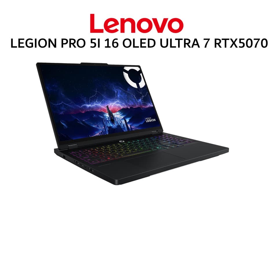 LENOVO LEGION PRO 5I 16 OLED ULTRA 7 255HX RTX5070 8GB/ 32GB 1TB W11+OHS+M365B 16.0WQXGA 165HZ 3Y+3ADP -39ID