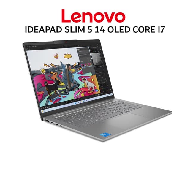 LENOVO IDEAPAD SLIM 5 14 OLED CORE I7 240H 16GB 512GB W11+OHS 14.0WUXGA 2Y+ADP GRY -04ID