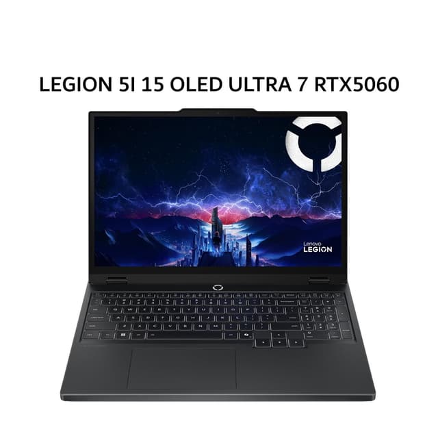 LENOVO LEGION 5I 15 OLED ULTRA 7 255HX RTX5060 8GB/ 32GB 512GB W11+OHS+M365B 15.1WQXGA 165HZ 24ZRGB 3Y+3ADP BLK -65ID