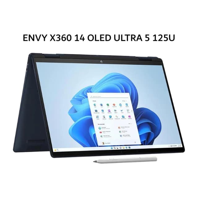 HP ENVY X360 14 OLED ULTRA 5 125U 16GB 512GB W11+OHS 14.0 2.8K 120HZ BLIT PEN 2Y+2ADP 2IN1 EVO BLU -FC0666TU