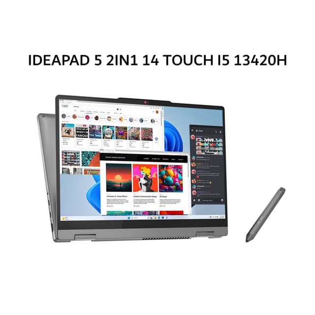 LENOVO IDEAPAD 5 2IN1 14 TOUCH I5 13420H 16GB 512GB W11+OHS 14.0WUXGA PEN 2Y+2ADP GRY -10ID