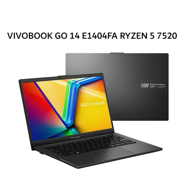 ASUS VIVOBOOK GO 14 E1404FA RYZEN 5 7520 8GB 512GB W11+OHS+M365B 14.0FHD VIPS BLK -VIPS5851M