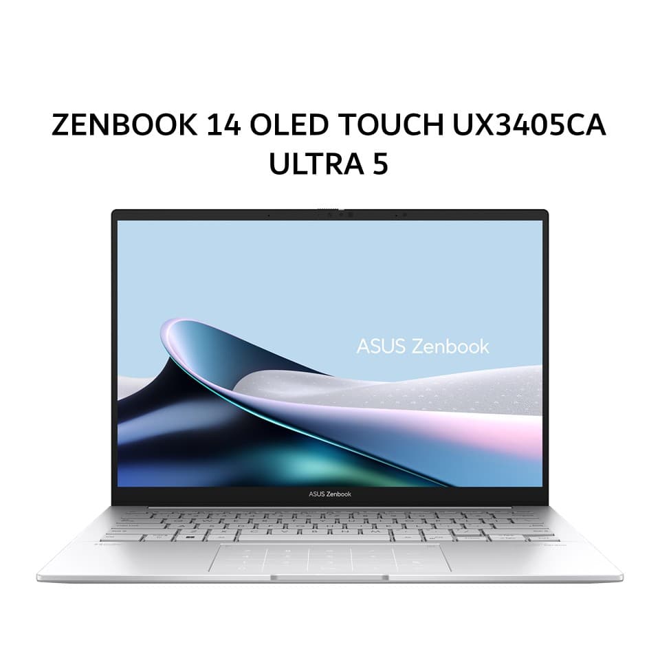 ASUS ZENBOOK 14 OLED TOUCH UX3405CA ULTRA 5 225H 16GB 1TB W11+OHS 14.0 2K EVO SLV -OLED5112TM