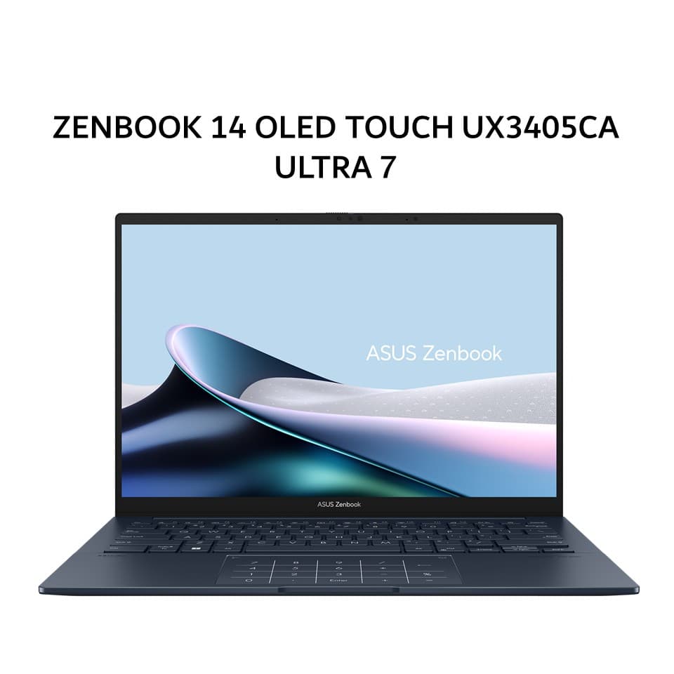 ASUS ZENBOOK 14 OLED UX3405CA ULTRA 7 255H 32GB 1TB W11+OHS+M365B 14.0WUXGA BLU -OLED7311TM