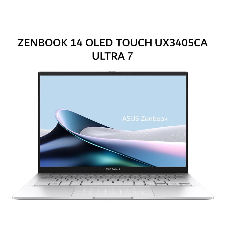 ASUS ZENBOOK 14 OLED UX3405CA ULTRA 7 255H 32GB 1TB W11+OHS+M365B 14.0WUXGA FOGGY SILVER -OLED7312TM