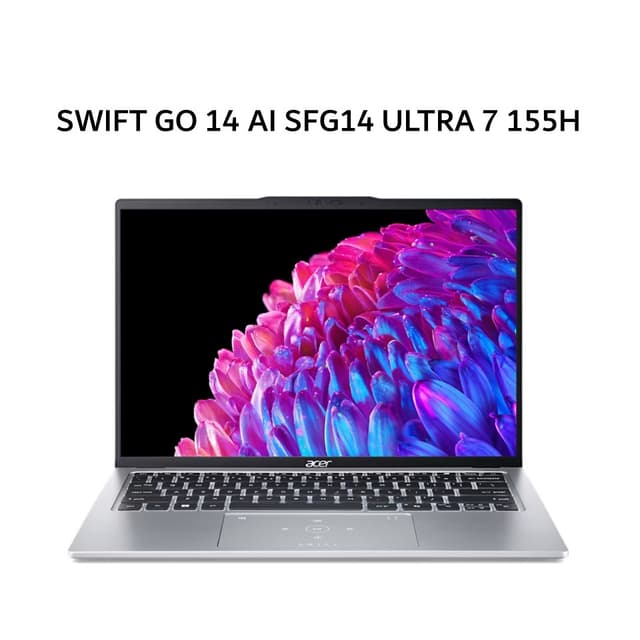 ACER SWIFT GO 14 AI SFG14 ULTRA 7 155H 16GB 1TB W11+OHS 14.0 2.8K 100SRGB 2Y+ADP -73.75WS