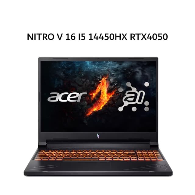 ACER NITRO V 16 I5 14450HX RTX4050 6GB/ 16GB 512GB W11+OHS 16.0WUXGA IPS 165HZ 100SRGB 2Y BLK -71.50MN