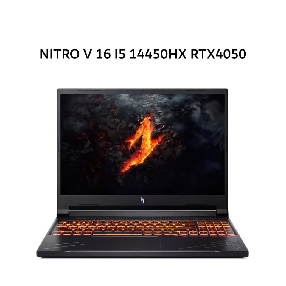 ACER NITRO V 16 I5 14450HX RTX4050 6GB/ 16GB 512GB W11+OHS 16.0WUXGA IPS 165HZ 100SRGB 2Y BLK -71.50MN