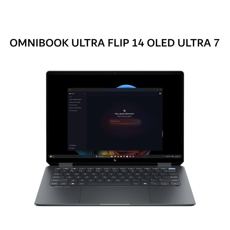 HP OMNIBOOK ULTRA FLIP 14 OLED ULTRA 7 258V 32GB 1TB W11+OHS 14.0 2.8K VRR 120HZ 2Y+2ADP 2IN1 EVO GRY -FH0777TU