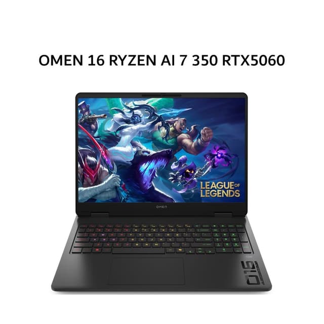 HP OMEN 16 RYZEN AI 7 350 RTX5060 8GB/ 16GB 1TB W11+OHS+M365B 16.0WUXGA 165HZ 4ZRGB 100SRGB 2Y+2ADP SLV -AP0176AX