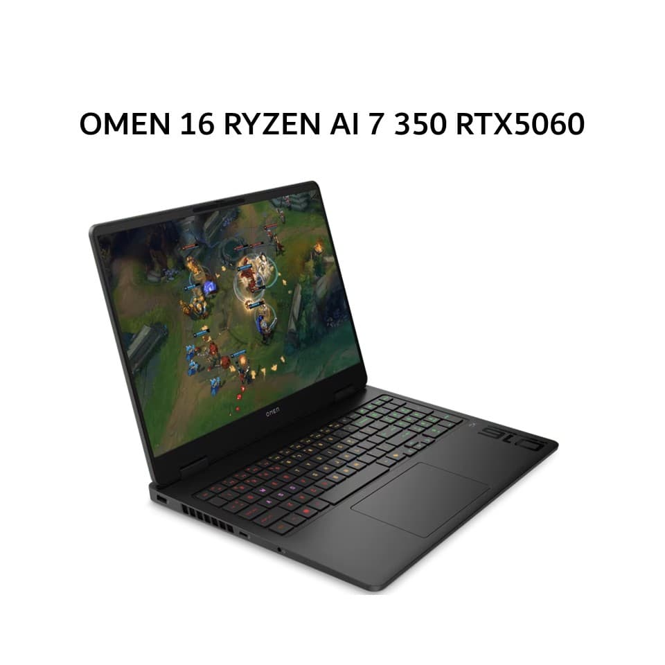 HP OMEN 16 RYZEN AI 7 350 RTX5060 8GB/ 16GB 1TB W11+OHS+M365B 16.0WUXGA 165HZ 4ZRGB 100SRGB 2Y+2ADP SLV -AP0176AX