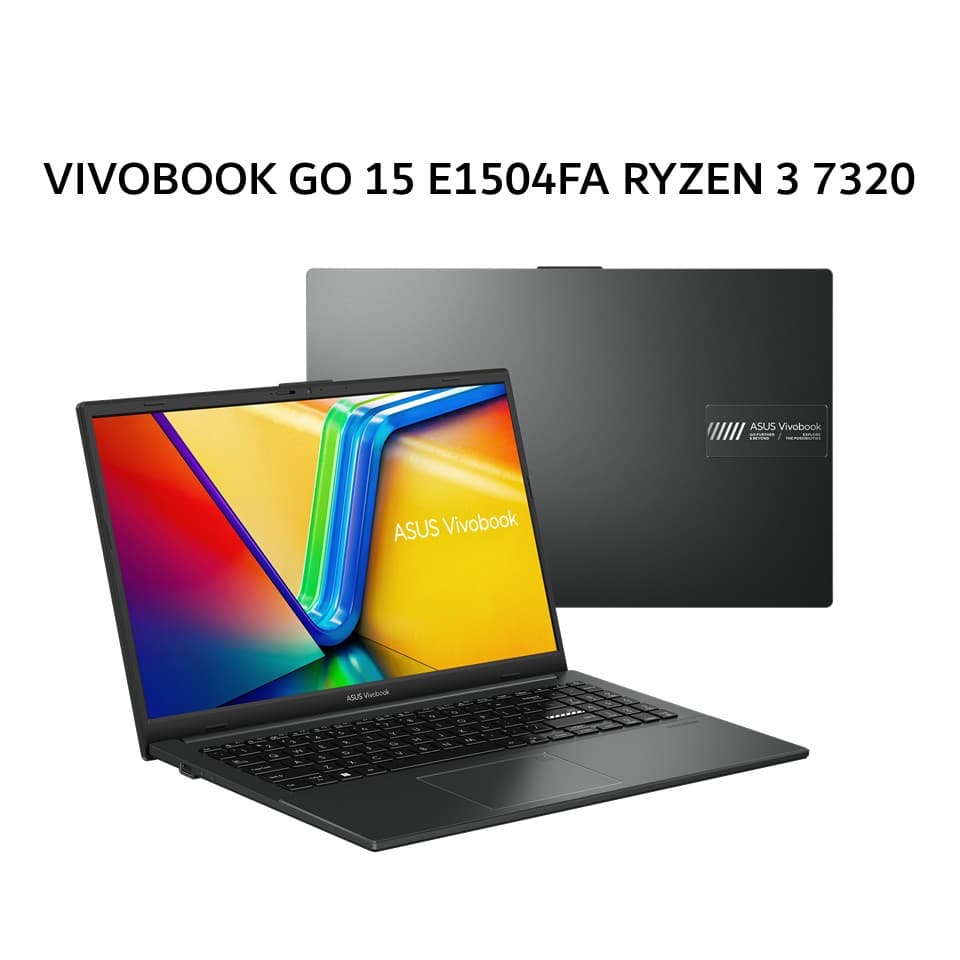ASUS VIVOBOOK GO 15 E1504FA RYZEN 3 7320 16GB 512GB W11+OHS+M365B 15.6FHD VIPS BLK -VIPS3151M