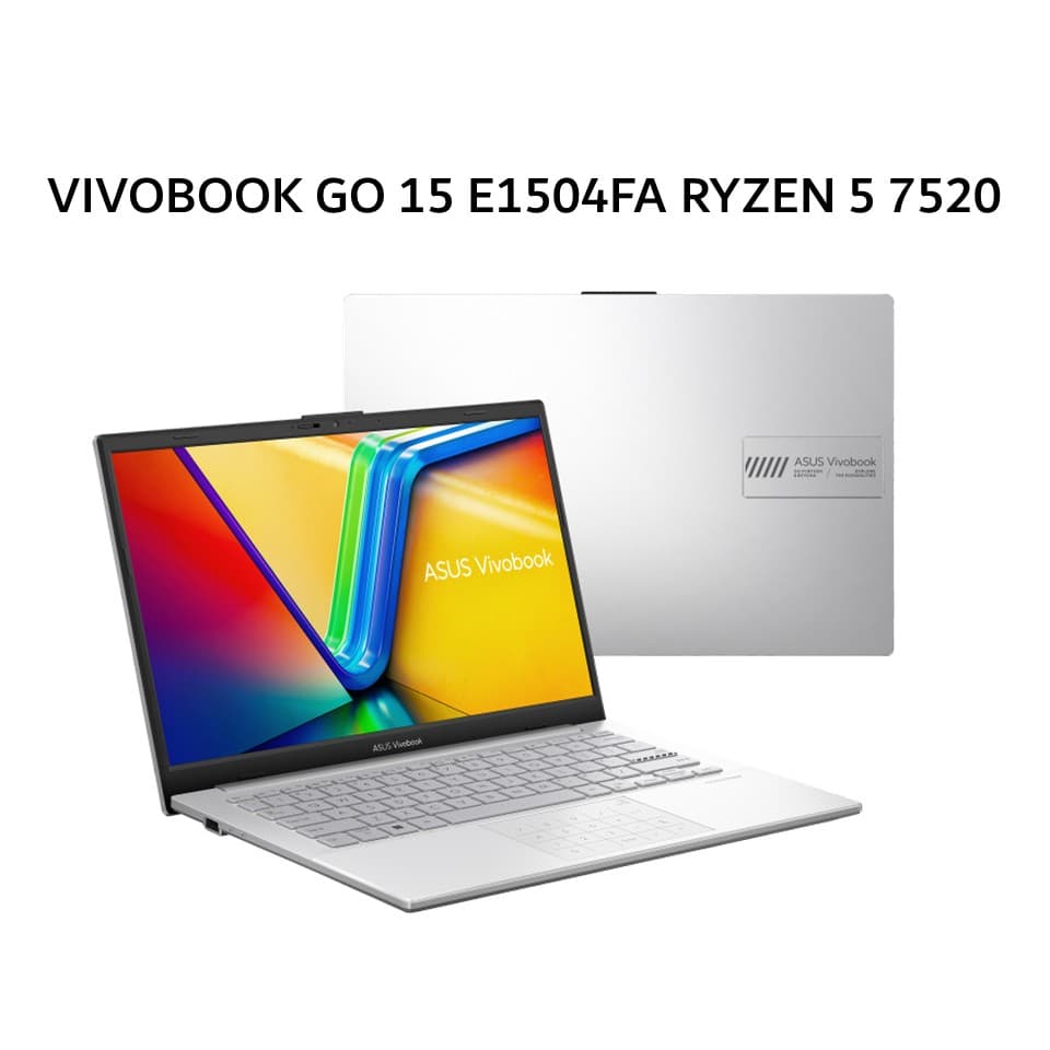 ASUS VIVOBOOK GO 15 E1504FA RYZEN 5 7520 16GB 512GB W11+OHS+M365B 15.6FHD SLV -VIPS5153M