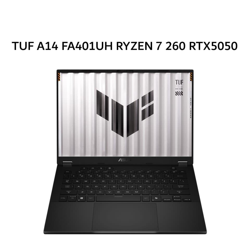 ASUS TUF A14 FA401UH RYZEN 7 260 RTX5050 8GB/ 32GB 512GB W11+OHS+M365B 14.0WQXGA 165HZ 100RGB (BOX MOU) GRY -R7N55G6G-HM