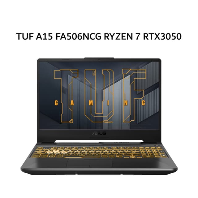 ASUS TUF A15 FA506NCG RYZEN 7 7445HS RTX3050 4GB/ 8GB 512GB W11+OHS+M365B 15.6FHD IPS BLK -R735B1T-HM