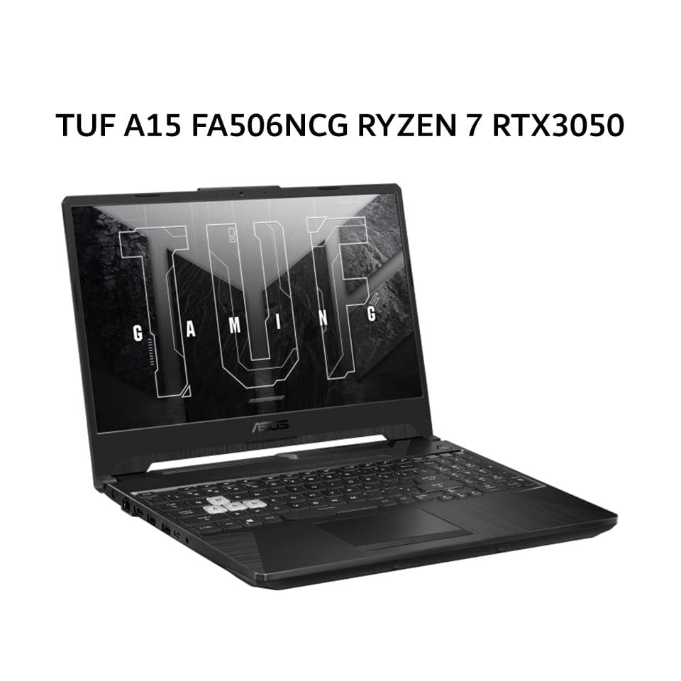 ASUS TUF A15 FA506NCG RYZEN 7 7445HS RTX3050 4GB/ 16GB 512GB W11+OHS+M365B 15.6FHD IPS BLK -R735BZT-HM