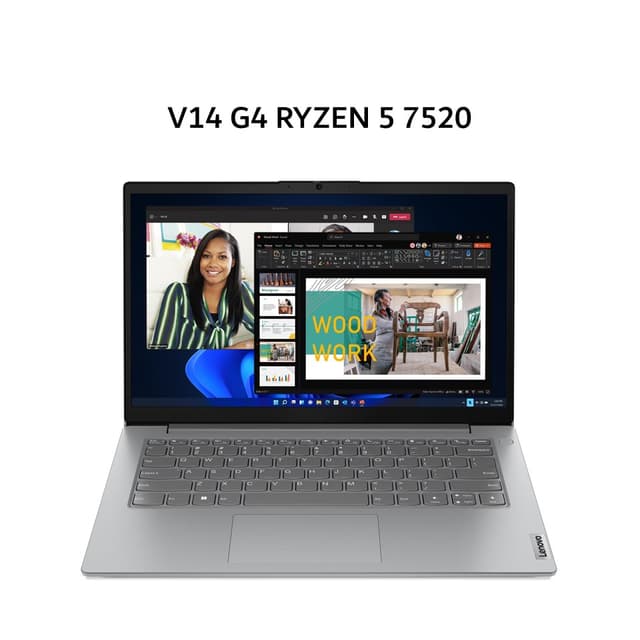 LENOVO V14 G4 RYZEN 5 7520 16GB 512GB W11+OHS 14.0FHD IPS 2Y GRY -0UID