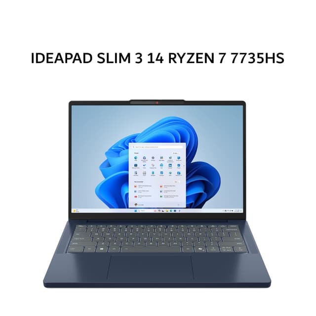 LENOVO IDEAPAD SLIM 3 14 RYZEN 7 7735HS 16GB 512GB W11+OHS+M365B 14.0WUXGA IPS 2YPREM+2ADP BLU -5NID