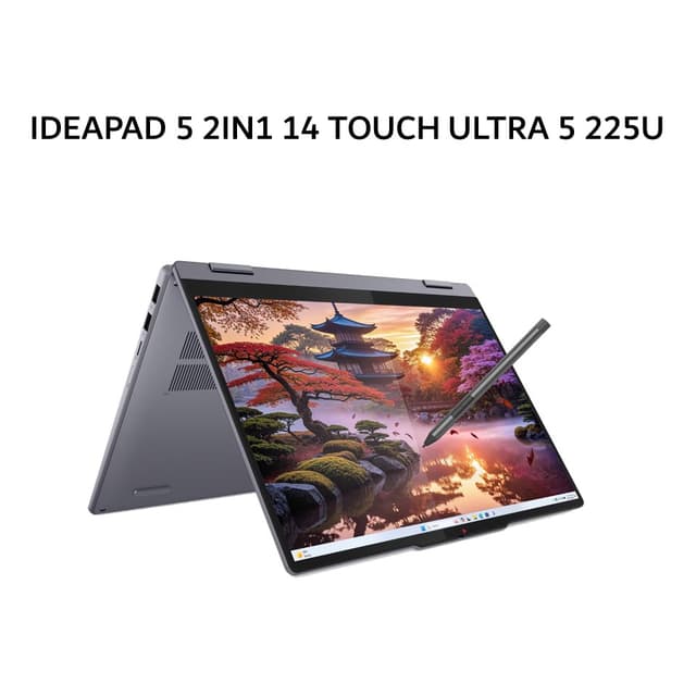 LENOVO IDEAPAD 5 2IN1 14 TOUCH ULTRA 5 225 16GB 512GB W11+OHS+M365B 14.0WUXGA PEN 2Y+2ADP GRY -38ID