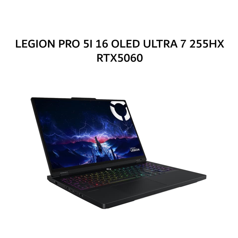 LENOVO LEGION PRO 5I 16 OLED ULTRA 7 255HX RTX5060 8GB/ 16GB 1TB W11+OHS+M365B 16.0WQXGA 165HZ 24ZRGB 3Y+3ADP -35ID
