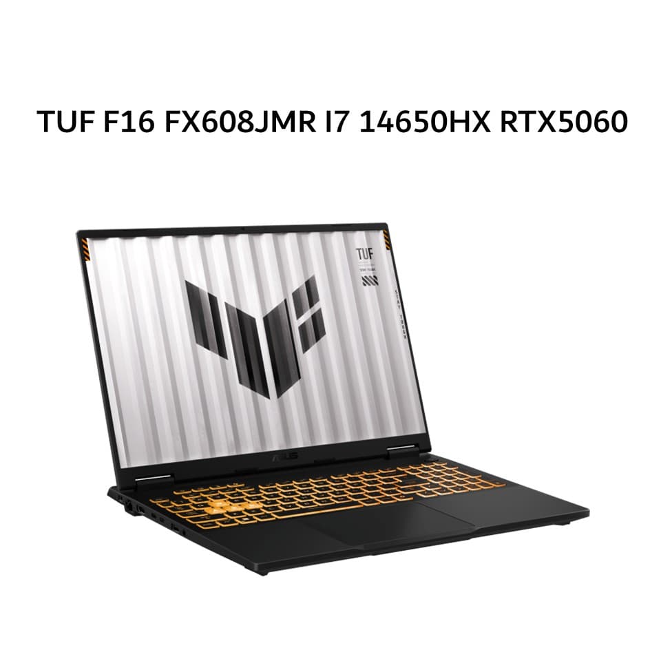 ASUS TUF F16 FX608JMR I7 14650HX RTX5060 8GB/ 16GB 1TB W11+OHS+M365B 16.0WUXGA 165HZ SRGB GRY -I7N56J7G-HM