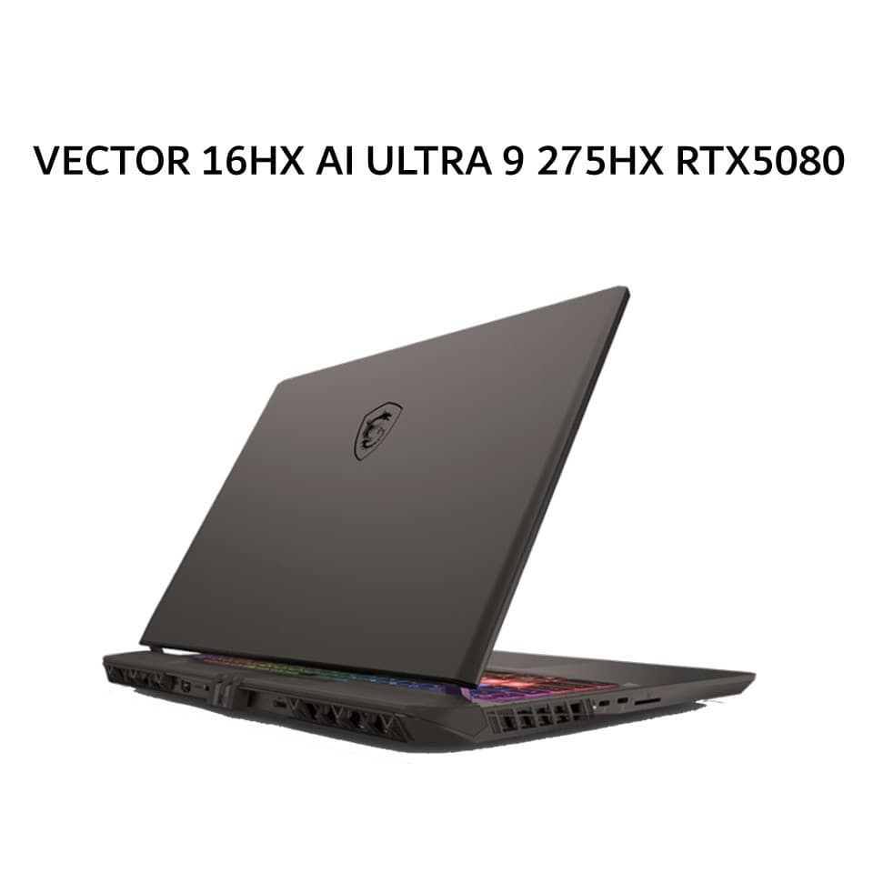 MSI VECTOR 16HX AI ULTRA 9 275HX RTX5080 16GB/ 16GB 1TB W11+OHS 16.0QHD+ 240HZ 100DCIP3 24ZRGB GRY -A2XWIG.043
