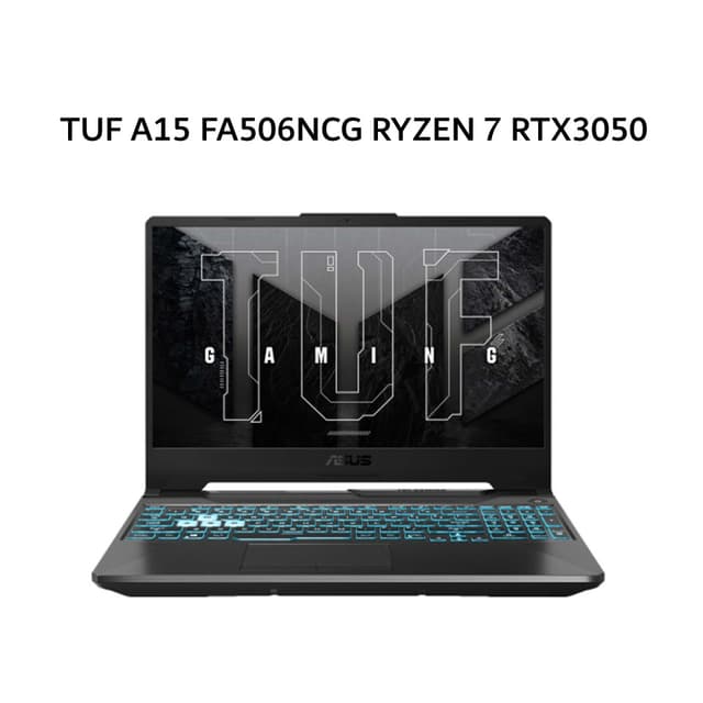 ASUS TUF A15 FA506NCG RYZEN 7 7445HS RTX3050 4GB/ 16GB 512GB W11+OHS+M365B 15.6FHD IPS BLK -R735B1T-HM/16
