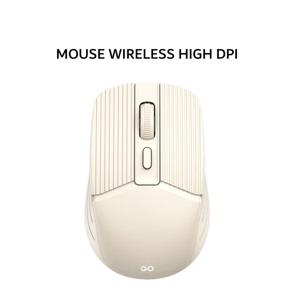 FANTECH GO - MOUSE WIRELESS HIGH DPI - W605 - BEIGE