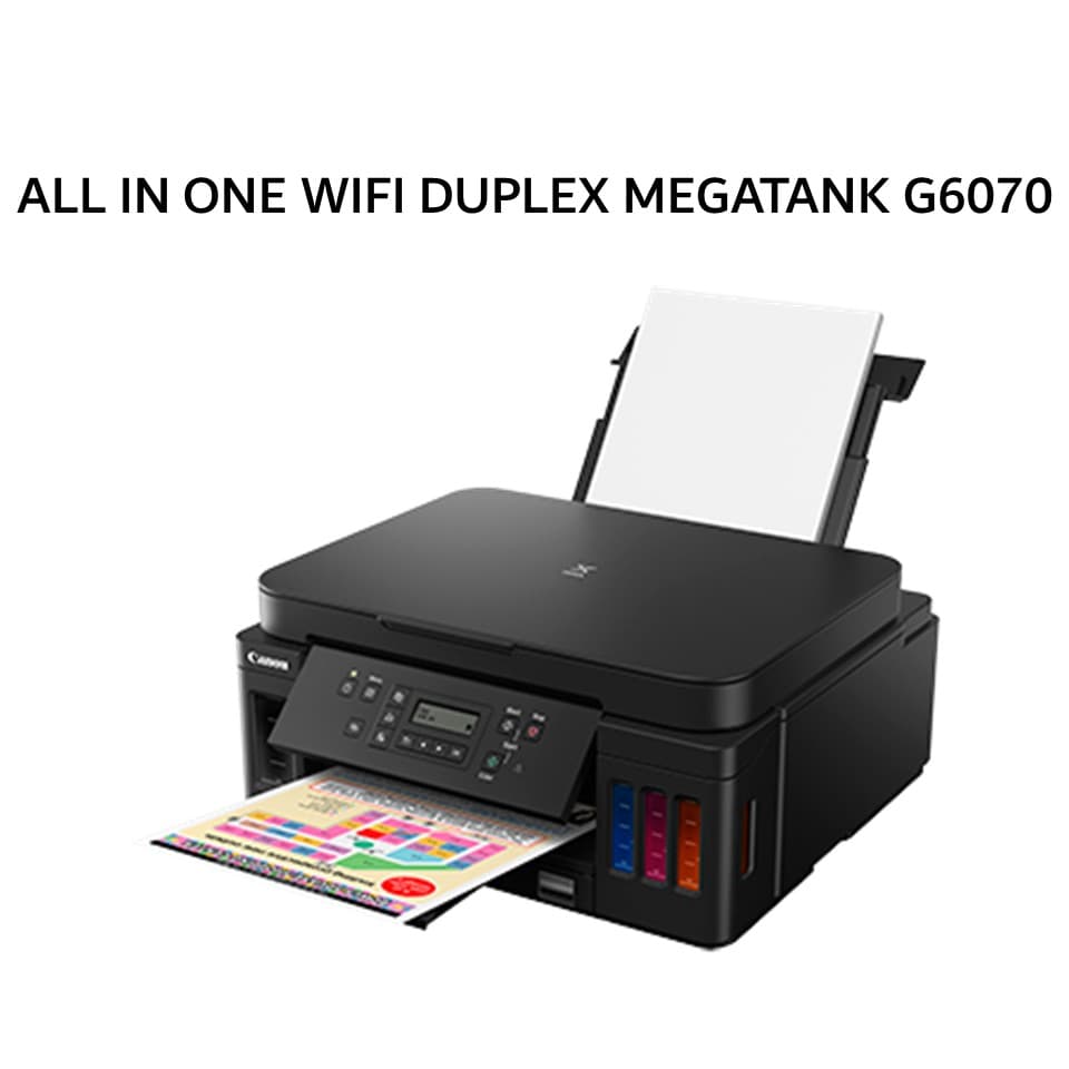 CANON ALL IN ONE WIFI DUPLEX MEGATANK G6070 2Y