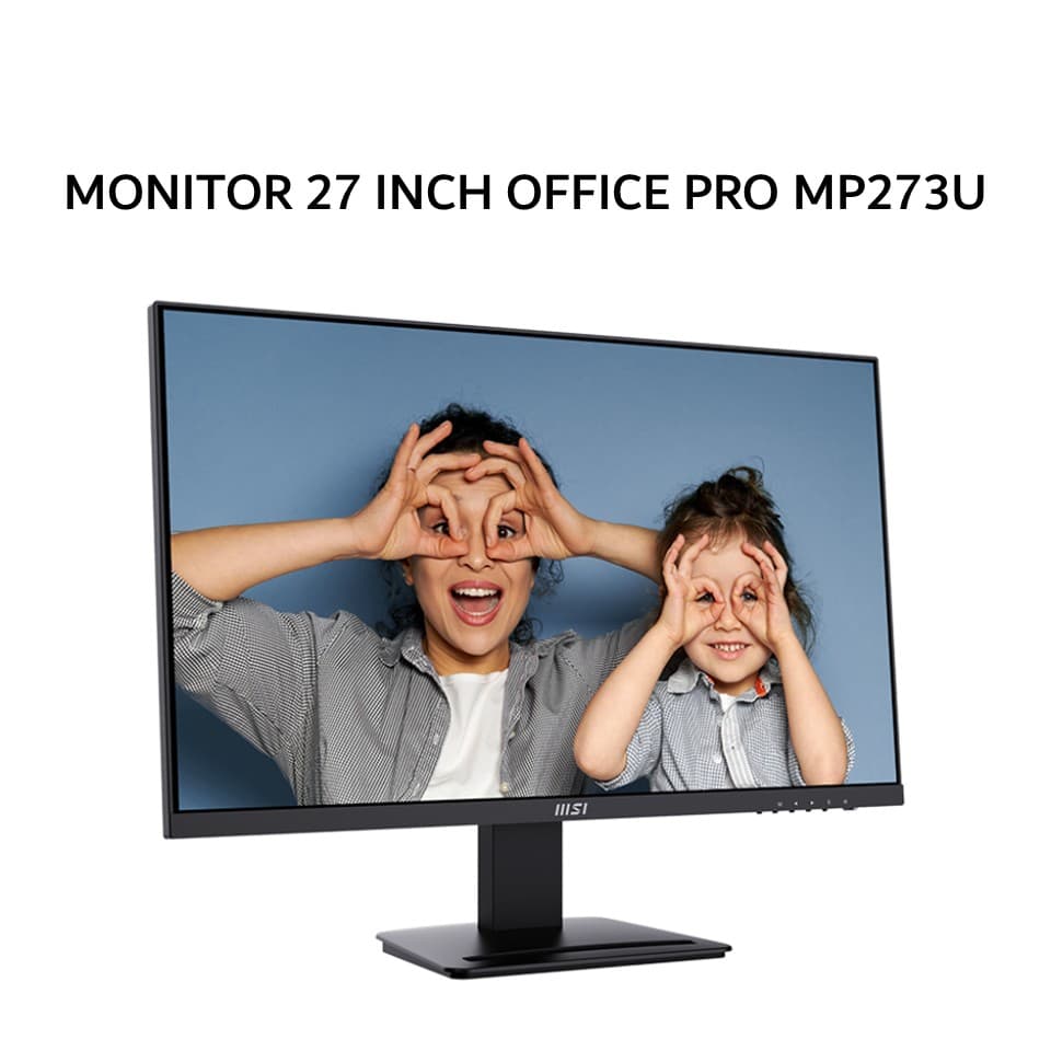 MSI MONITOR 27 INCH OFFICE PRO MP273U IPS UHD 4K 2160P 4MS 60HZ HDR SPEAKER 3Y