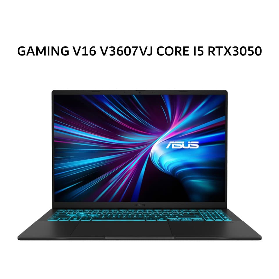 ASUS GAMING V16 V3607VJ CORE I5 210H RTX3050 6GB/ 8GB 512GB W11+OHS+M365B 16.0WUXGA 144Z 1Y BLK -I535B1T-HM