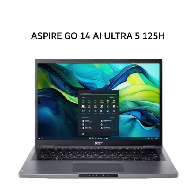 ACER ASPIRE GO 14 AI ULTRA 5 125H 16GB 512GB W11+OHS+M365B 14.0WUXGA 100RGB IPS GRY -71M.5471