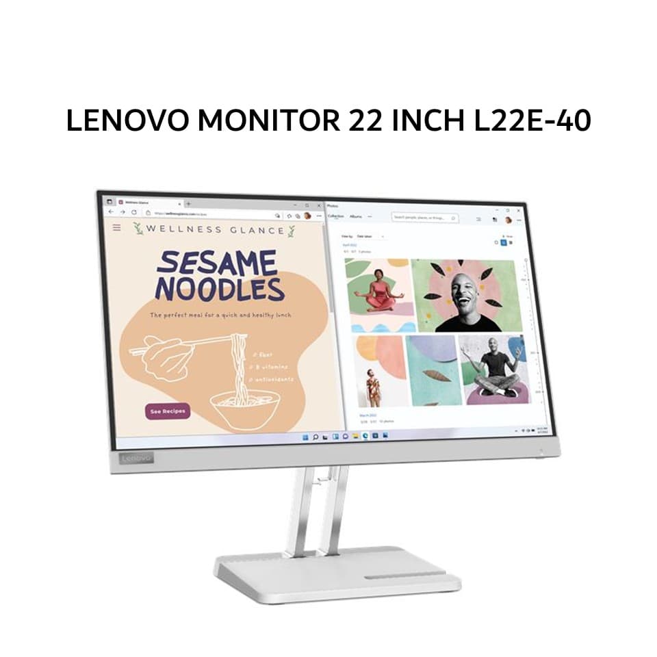 LENOVO MONITOR 22 INCH L22E-40 VA FHD 1080P 4MS 75HZ 3Y