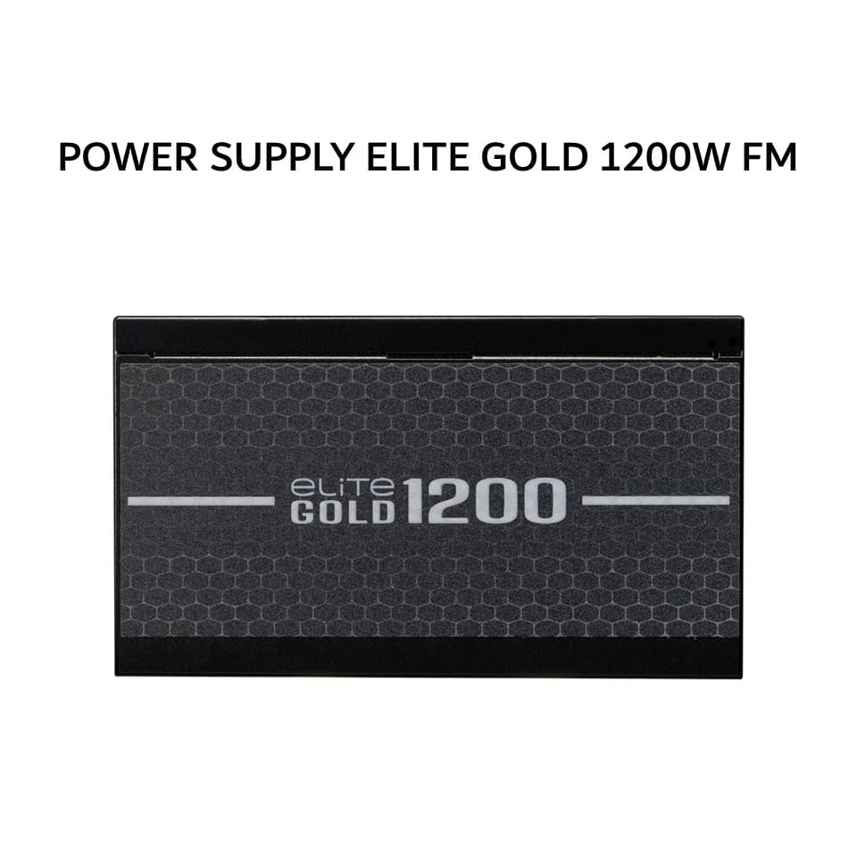 COOLER MASTER PSU POWER SUPPLY ELITE GOLD 1200W FM (80+ GOLD) FULLY MODULAR ATX 3.1 PCIE 5.0 BLACK 5Y