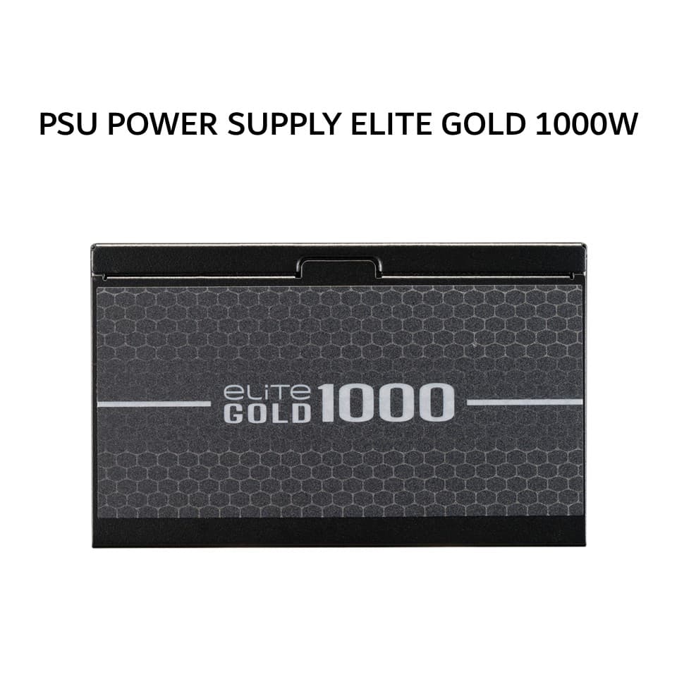 COOLER MASTER PSU POWER SUPPLY ELITE GOLD 1000W (80+ GOLD) FULLY MODULAR ATX 3.1 PCIE 5.0 BLACK 5Y